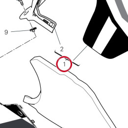 Demi-Carene supérieur — réf. 4801I731AA | Ducati Store
