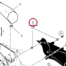 Stgr fianchetto sx codone — réf. 482PI721AA | Ducati Store