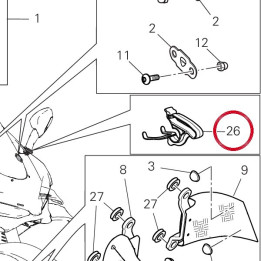 Passe-Cable 75812791A — réf. 75812791A | Ducati Store