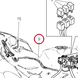 C╢blage principal 5101M571E — réf. 5101M572E | Ducati Store
