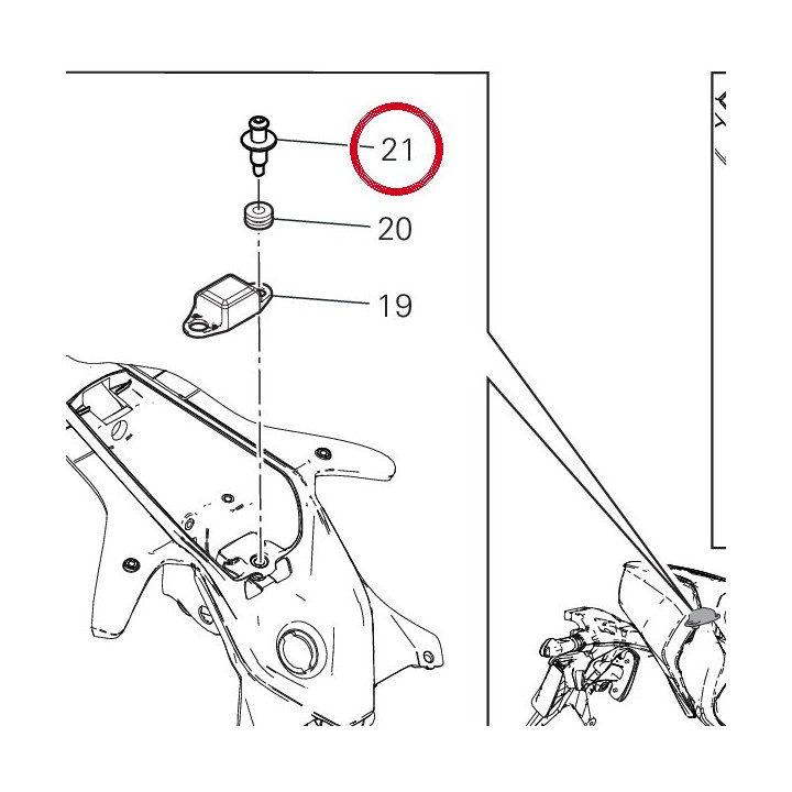 Vis special 8211A421BA — réf. 8211A421BA | Ducati Store