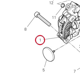 Étrier frein avant droite — réf. 61042241AA | Ducati Store