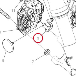 Support droit 8301R171AA — réf. 8301R171AA | Ducati Store