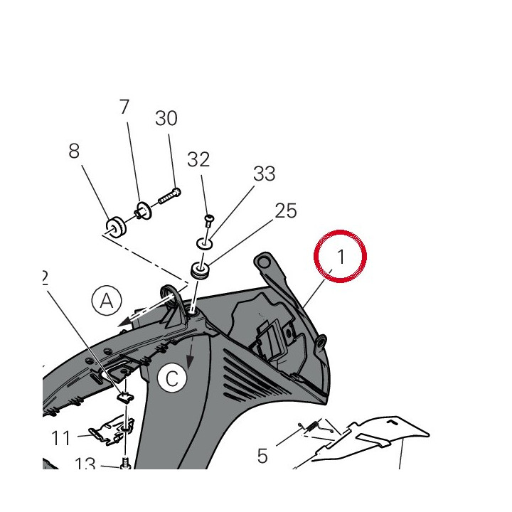 Protection radiateur — réf. 48414331AA | Ducati Store