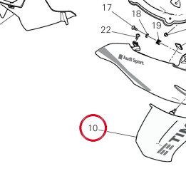 Ala destra 4801I871AA — réf. 4801I871AA | Ducati Store