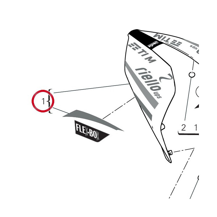 Queue de carénage — réf. 482PI801AA | Ducati Store
