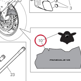 Bache couvre moto — réf. 91910911AA | Ducati Store