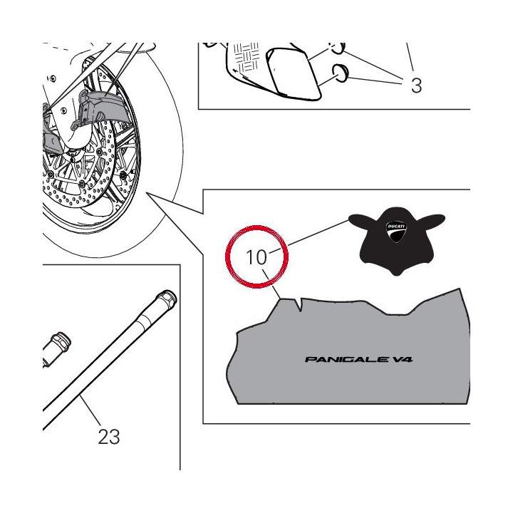 Bache couvre moto — réf. 91910911AA | Ducati Store