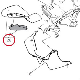 Rétroviseur droit 52320732A — réf. 52320732A | Ducati Store
