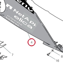 Demi-Carene inférieur — réf. 4801G011AA | Ducati Store