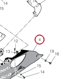 Demi-Carene inférieur — réf. 4801G031AA | Ducati Store