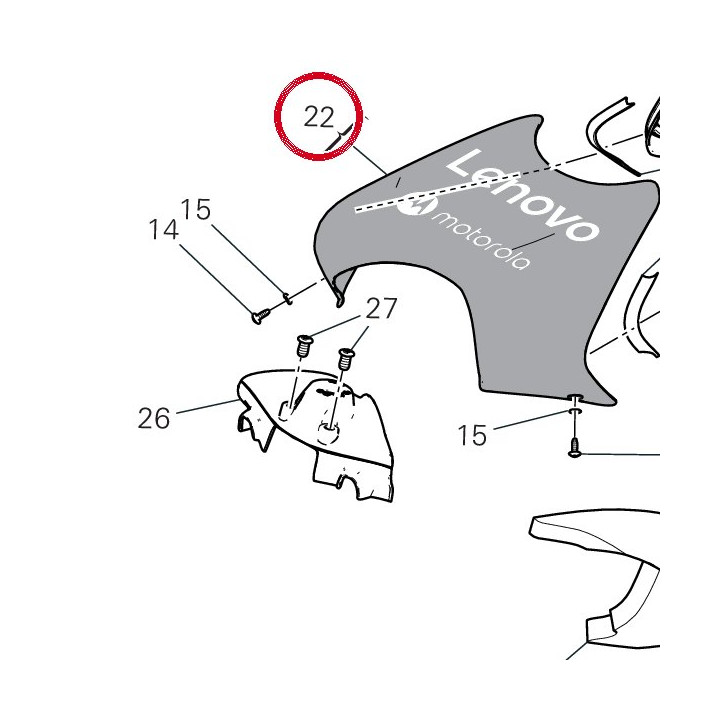 Cache réservoir 4801G081AA — réf. 480PG081AA | Ducati Store