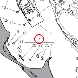 Panneau lateral droit — réf. 48213011AA | Ducati Store