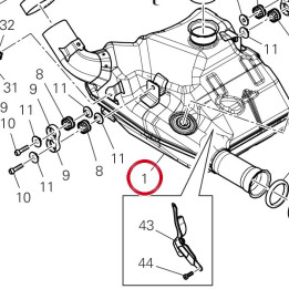 Presilencieux 57212461A — réf. 57212462A | Ducati Store