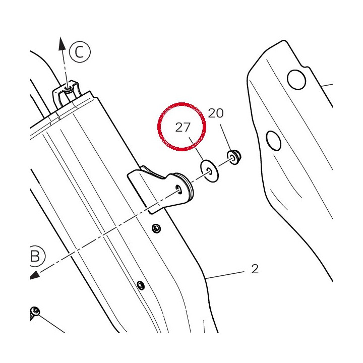 Rondelle 85212901A — réf. 85212901A | Ducati Store