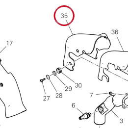 Pare-Chaleur culasse — réf. 46111931A | Ducati Store