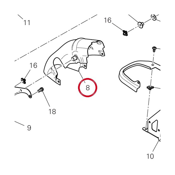 Pare-Chaleur culasse — réf. 46111941A | Ducati Store