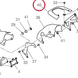 Pare-Chaleur presilencieux — réf. 46112062B | Ducati Store