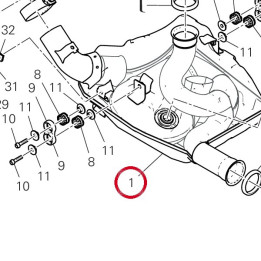 Presilencieux 57212471A — réf. 57212471A | Ducati Store