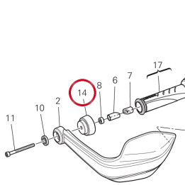 Masse antivibratile guidon — réf. 15310311BA | Ducati Store