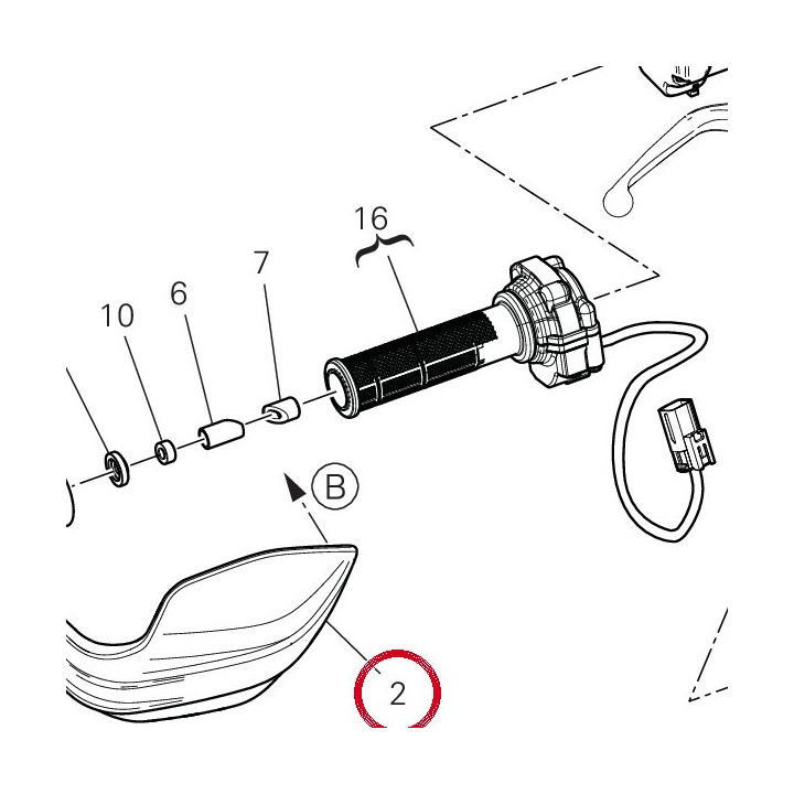 Protege-Main droite — réf. 4601H922A | Ducati Store