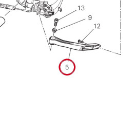 Bras protection main gauche — réf. 4601H952A | Ducati Store