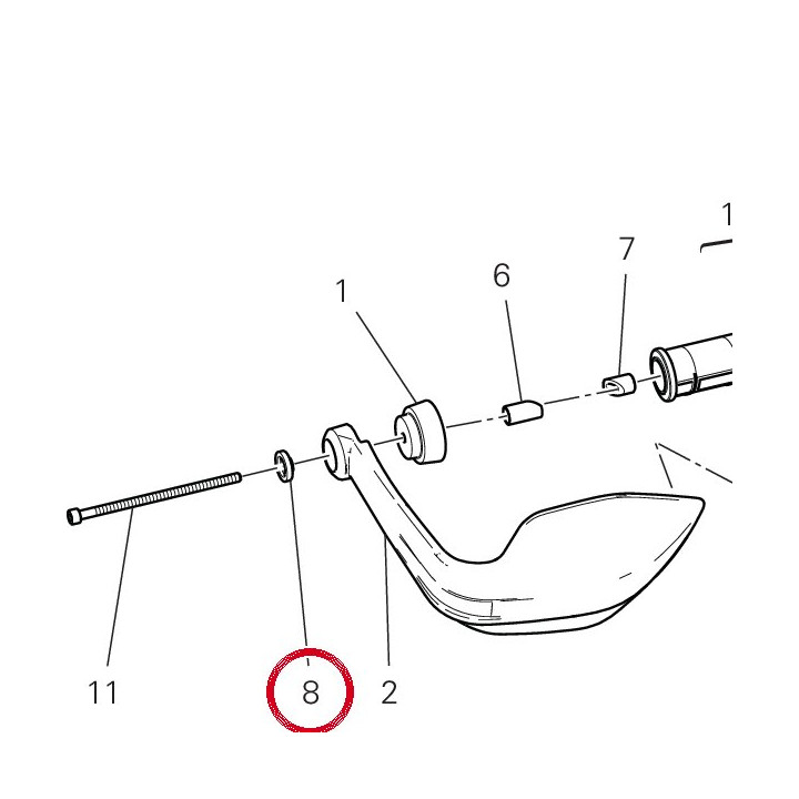 Entretoise 7131C001AA — réf. 7131C001AA | Ducati Store