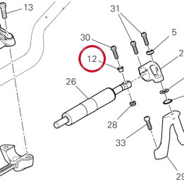 Entretoise 71614581AA — réf. 71614581AA | Ducati Store