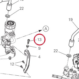 Vis tcei M6X18 77150663B — réf. 77150663B | Ducati Store