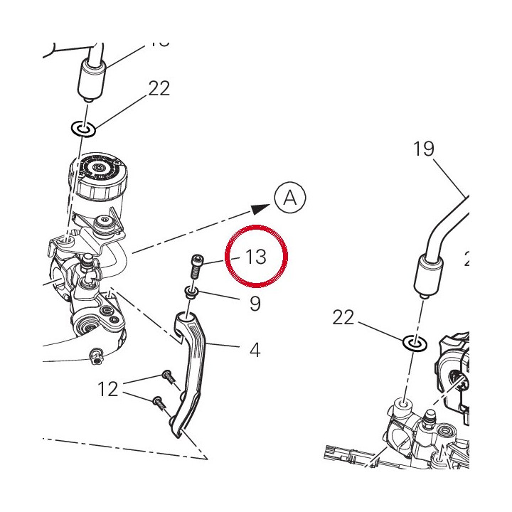 Vis tcei M6X18 77150663B — réf. 77150663B | Ducati Store