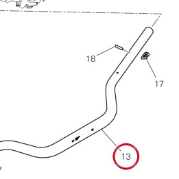 Guidon 36012722AA — réf. 36012722AA | Ducati Store