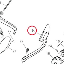 Miroir gauche 52310683B — réf. 52310683B | Ducati Store
