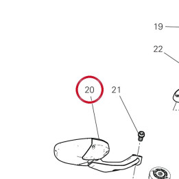 Miroir droit 52310693B — réf. 52310693B | Ducati Store