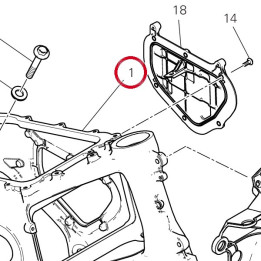 Cadre 47112281CA — réf. 47112281CA | Ducati Store