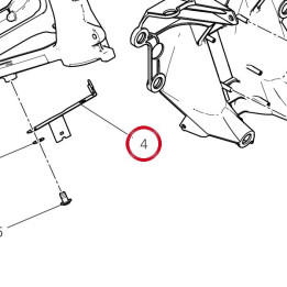 Equerre guide tuyau — réf. 8301P832BA | Ducati Store