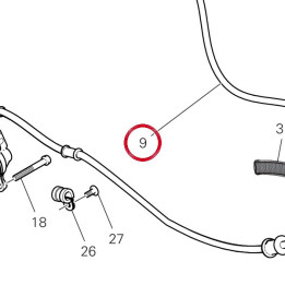 Tuyau huile embrayage — réf. 63211221B | Ducati Store