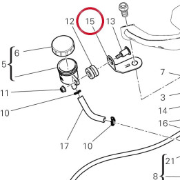 Crochet avant 8291I381BA — réf. 8291I381BA | Ducati Store