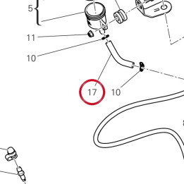 Tuyau 87712661A — réf. 87712661A | Ducati Store