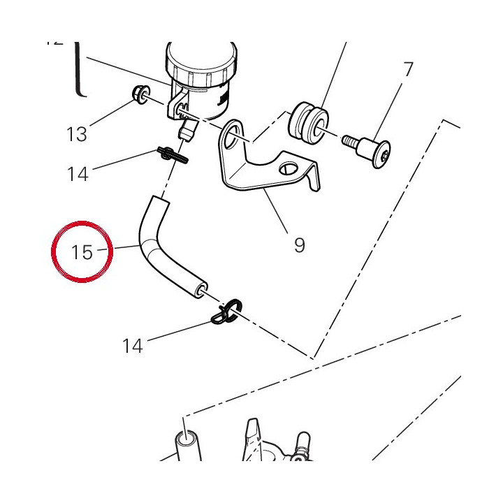 Tuyau 87712651A — réf. 87712651A | Ducati Store