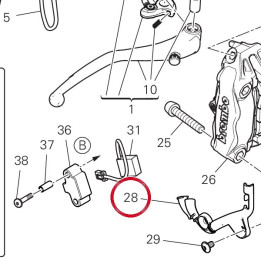 Passe-Cable 75811653A — réf. 75811653A | Ducati Store