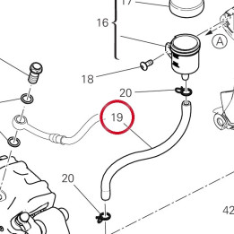Tuyau 93310671A — réf. 93310671A | Ducati Store