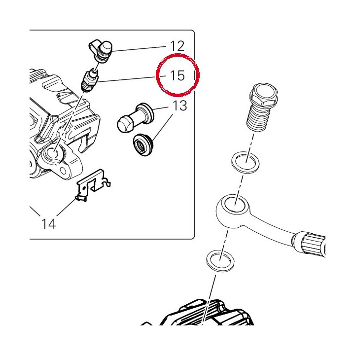 Soupape vidange 63140261A — réf. 63140261A | Ducati Store