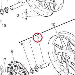 Entretoise interne 71413831A — réf. 71413831A | Ducati Store