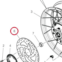 Disque frein arrière — réf. 49241531A | Ducati Store