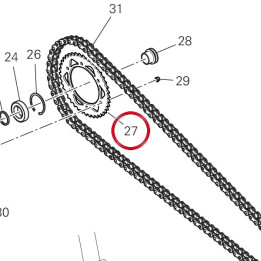 Couronne D40 49412161AA — réf. 49412161AA | Ducati Store