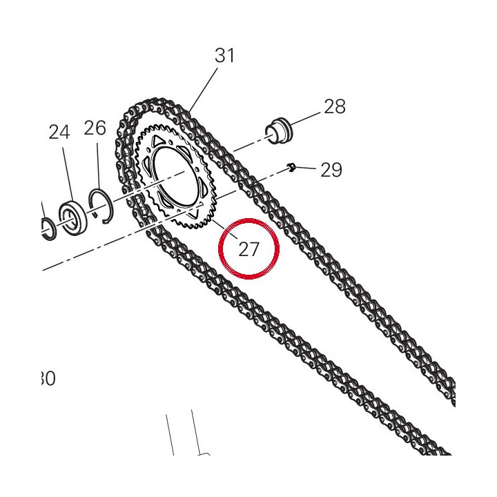 Couronne D40 49412161AA — réf. 49412161AA | Ducati Store