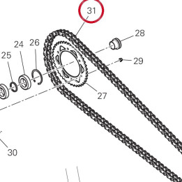 Chain 109+1 67641712A — réf. 67641712A | Ducati Store