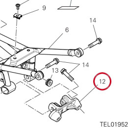 Bride arrière moteur — réf. 47112351AA | Ducati Store