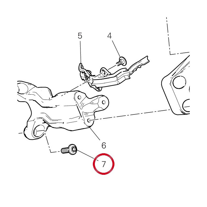 Vis M8X25 7724453AF — réf. 7724453AF | Ducati Store