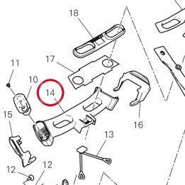 Support valises flottantes — réf. 8291S191A | Ducati Store